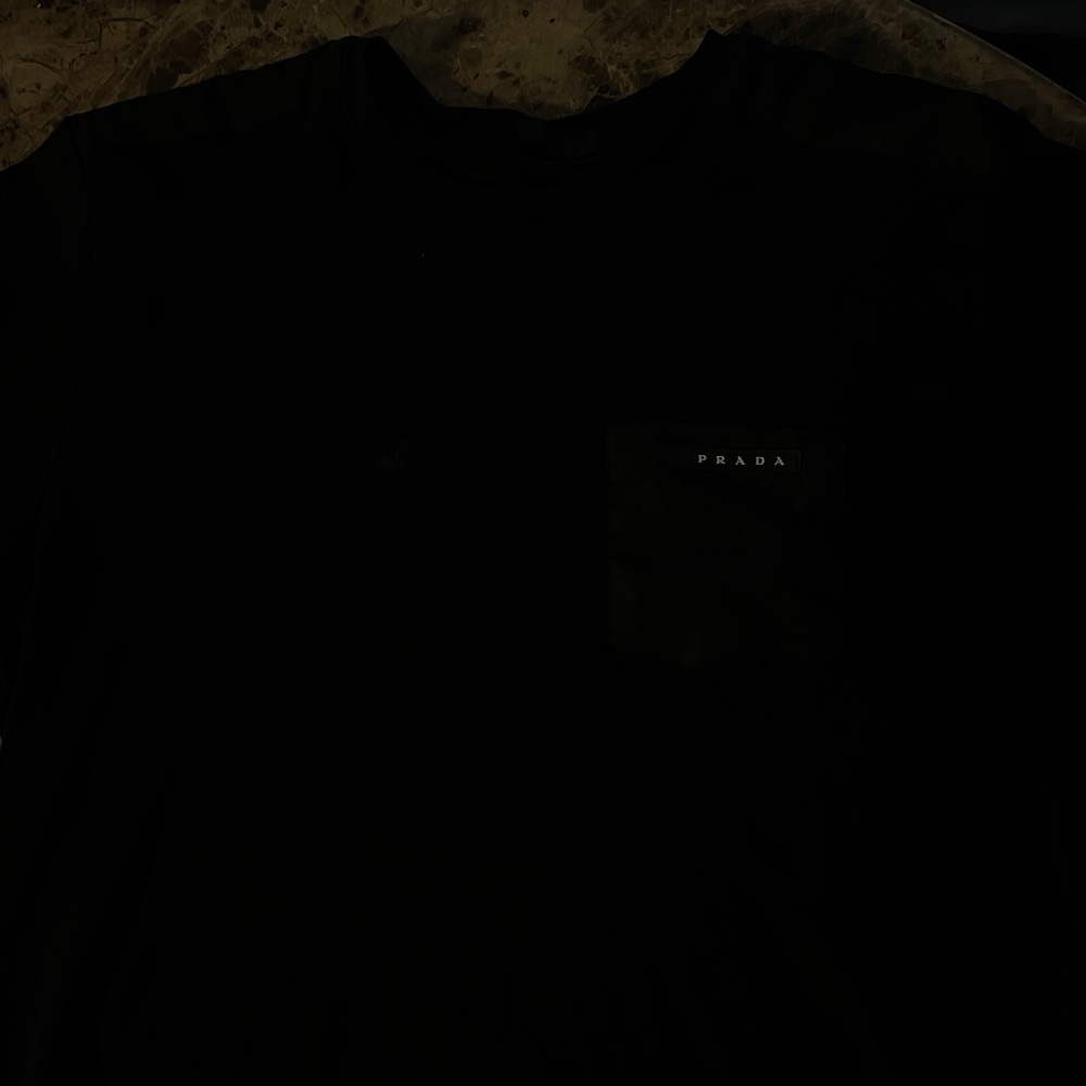 Prada men's black t-shirt